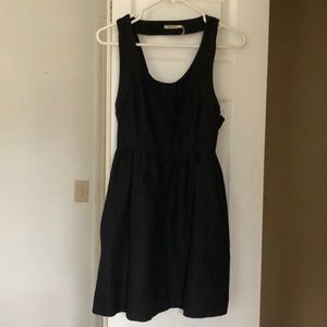 Kimchi Blue Gray Wool Pinafore Dress